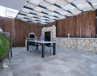 Kaş İslamlar'da Panoramik Deniz Manzaralı, Özel Havuzlu, Lüks Villa - 5