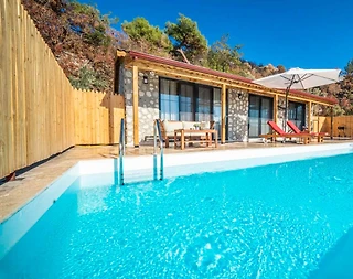 Kaş İslamlar'da Sakin Doğada, Özel Havuzlu, Balayı Villası - 2