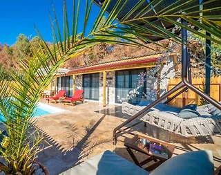 Kaş İslamlar'da Sakin Doğada, Özel Havuzlu, Balayı Villası - 3