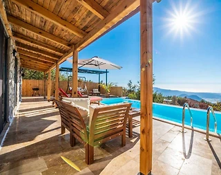 Kaş İslamlar'da Sakin Doğada, Özel Havuzlu, Balayı Villası - 4
