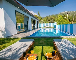 Kaş İslamlar'da Sakin Doğada, Özel Havuzlu, Balayı Villası - 3