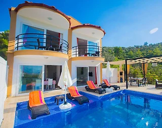 Kaş İslamlar'da Sakin Konumda, Özel Havuzlu, 4 Kişilik Villa - 1