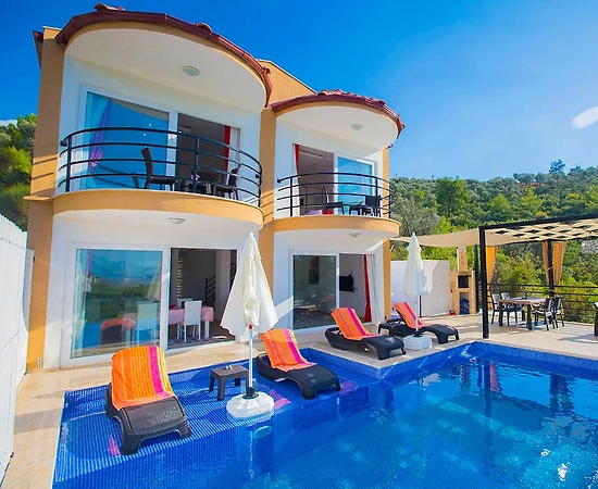 Kaş İslamlar'da Sakin Konumda, Özel Havuzlu, 4 Kişilik Villa - 1