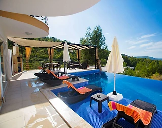 Kaş İslamlar'da Sakin Konumda, Özel Havuzlu, 4 Kişilik Villa - 4