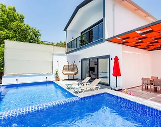 Kaş İslamlar'da Sakin Konumda, Özel Havuzlu, Jakuzili, Balayı Villası - 2