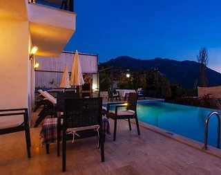 Kaş İslamlar'da Sakin Konumda, Özel Havuzlu, Jakuzili, Ferah Villa - 4