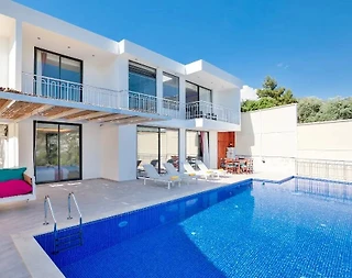Kaş İslamlar'da Sakin Konumda, Özel Havuzlu, Jakuzili, Kiralık Villa - 3