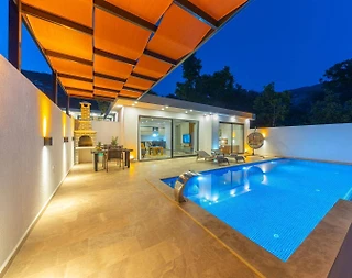 Kaş İslamlar'da Sakin Konumda, Özel Havuzlu, Lüks Balayı Villası - 2