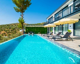 Kaş İslamlar'da Sakin Konumda, Özel Havuzlu, Lüks Villa - 2