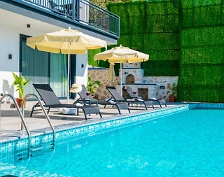 Kaş İslamlar'da Sakin Konumda, Özel Havuzlu, Lüks Villa - 4