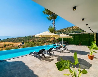 Kaş İslamlar'da Sakin Konumda, Özel Havuzlu, Lüks Villa - 5