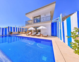 Kaş İslamlar'da Şehrin Gürültüsünden Uzakta, Özel Havuzlu, Kiralık Villa - 5