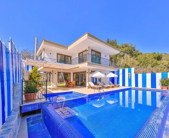 Kaş İslamlar'da Şehrin Gürültüsünden Uzakta, Özel Havuzlu, Kiralık Villa - 1