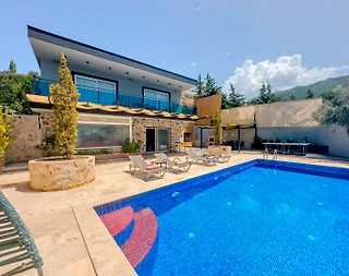 Kaş İslamlar'da Sessiz Konumda, Özel Havuzlu, Tatil Villası - 1
