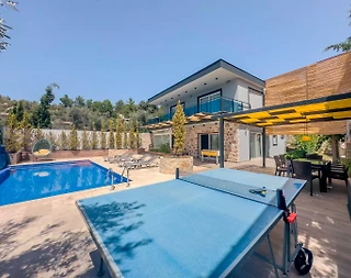 Kaş İslamlar'da Sessiz Konumda, Özel Havuzlu, Tatil Villası - 5
