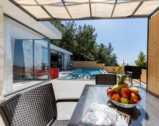 Kaş İslamlar'da Taş Mimarili, Özel Havuzlu, Jakuzili Villa - 3