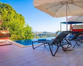 Kaş İslamlar'da Yeşillikler İçerisinde, Özel Havuzlu, 2+1 Villa - 3