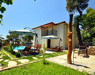 Kaş İslamlar'da Yeşillikler İçerisinde, Özel Havuzlu, 8 Kişilik Villa - 2