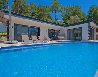 Kaş İslamlar'da Yeşilliklerde İçerisinde, Özel Havuzlu, Jakuzili Villa - 3