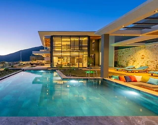 Kaş Kalkan'da Eşsiz Deniz Manzaralı, Özel Havuzlu, Lüks Villa - 1