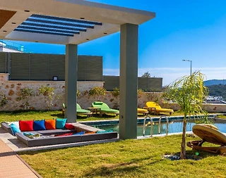 Kaş Kalkan'da Eşsiz Deniz Manzaralı, Özel Havuzlu, Lüks Villa - 5