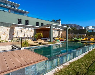 Kaş Kalkan'da Eşsiz Deniz Manzaralı, Özel Havuzlu, Lüks Villa - 4