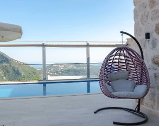 Kaş İslamlar'da Çekirdek Ailelere Uygun, Özel Havuzlu, İkiz Villa - 4