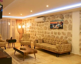 Kaş İslamlar'da Çekirdek Ailelere Uygun, Özel Havuzlu, İkiz Villa - 5