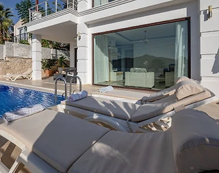 Kaş Kalkan'da Göz Alıcı Deniz Manzaralı, Özel Havuzlu, 3+1 Villa - 5