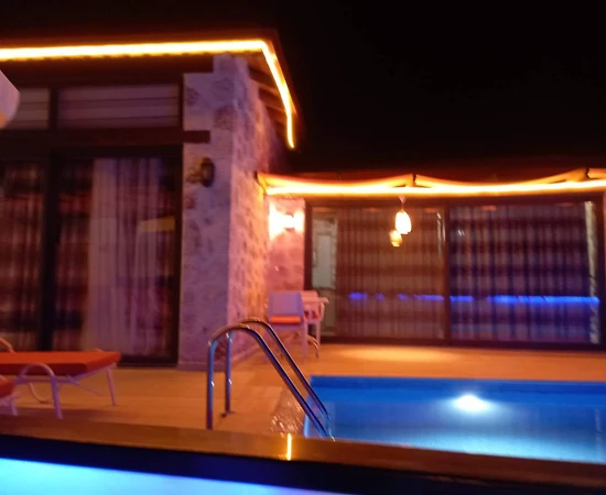 Kaş İslamlar'da Balayı Çiftlerine Uygun, Özel Havuzlu, Kiralık Villa - 1