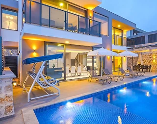 Kaş Kalkan'da Balayı Çiftlerine Uygun, Özel Havuzlu, Konforlu Villa - 2