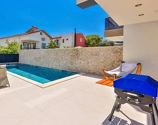 Kaş Kalkan'da Balayı Çiftlerine Uygun, Özel Havuzlu, Kiralık Villa - 5