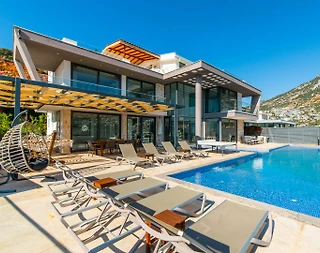 Kaş Kalkan'da Benzersiz Deniz Manzaralı, Özel Havuzlu, 5+1 Lüks Villa - 1