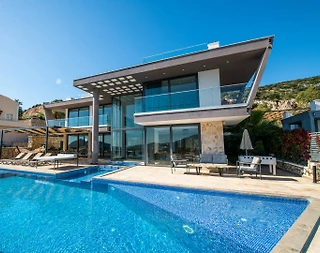 Kaş Kalkan'da Benzersiz Deniz Manzaralı, Özel Havuzlu, 5+1 Lüks Villa - 2