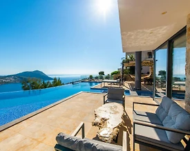 Kaş Kalkan'da Benzersiz Deniz Manzaralı, Özel Havuzlu, 5+1 Lüks Villa - 3