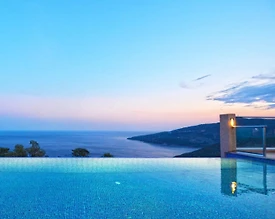 Kaş Kalkan'da Büyüleyici Deniz Manzaralı, Özel Havuzlu, Hamamlı Villa - 3