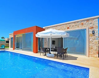 Kaş Kalkan'da Büyüleyici Deniz Manzaralı, Özel Havuzlu, Hamamlı Villa - 1