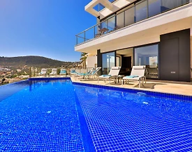 Kaş Kalkan'da Büyüleyici Deniz Manzaralı, Özel Havuzlu, Modern Villa - 2