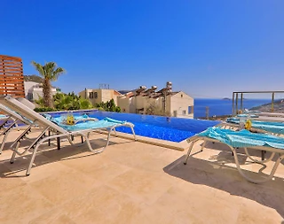 Kaş Kalkan'da Büyüleyici Deniz Manzaralı, Özel Havuzlu, Modern Villa - 5