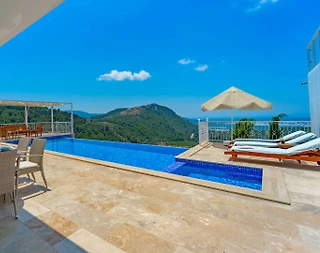 Kaş Üzümlü'de Muhteşem Doğa İçerisinde, Özel Havuzlu, Şık Villa - 3