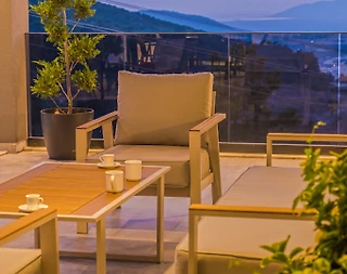 Kaş Kalkan'da Deniz Manzaralı, Özel Havuzlu, Jakuzili Villa - 4