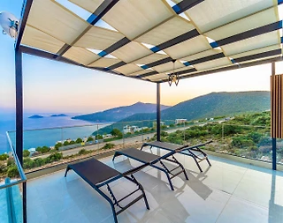 Kaş Kalkan'da Deniz Manzaralı, Modern Tasarımlı, Konforlu Villa - 3