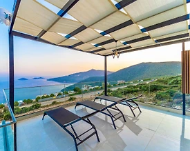 Kaş Kalkan'da Deniz Manzaralı, Modern Tasarımlı, Konforlu Villa - 3