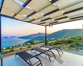Kaş Kalkan'da Deniz Manzaralı, Modern Tasarımlı, Konforlu Villa - 2