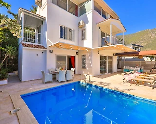 Kaş Kalkan'da Deniz Manzaralı, Özel Havuzlu, 3+1 Lüks Villa - 1