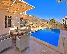 Kaş Kalkan'da Deniz Manzaralı, Özel Havuzlu, 3+1 Lüks Villa - 3