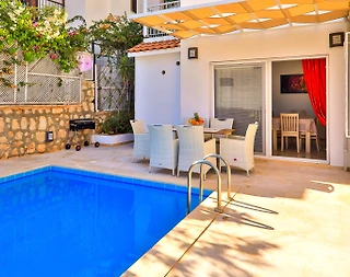 Kaş Kalkan'da Deniz Manzaralı, Özel Havuzlu, 3+1 Lüks Villa - 4