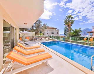 Kaş Kalkan'da Deniz Manzaralı, Özel Havuzlu, 3+1 Villa - 4