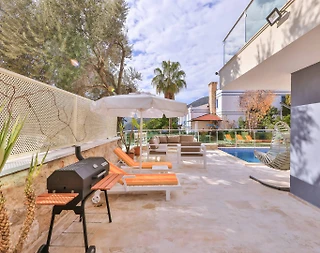 Kaş Kalkan'da Deniz Manzaralı, Özel Havuzlu, 3+1 Villa - 5