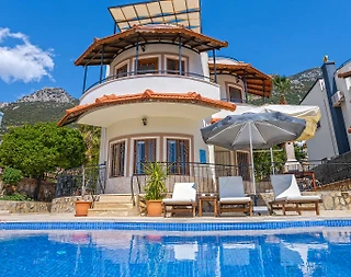 Kaş Kalkan'da Deniz Manzaralı, Özel Havuzlu, 3+1 Villa - 2